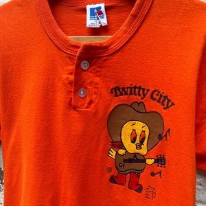Vintage tee unisex Twitty City shirt made in USA size small.